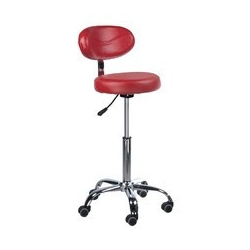 Taboret kosmetyczny z opar. BD-9934 czerwony